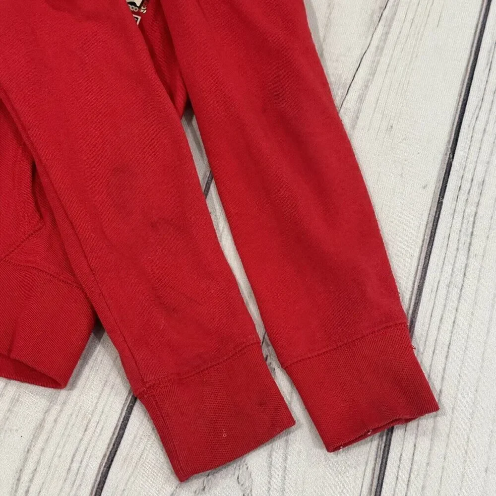 Justice Red Leopard‎ SPARKLE  Zip Up Jacket Youth Girls Size 8 Gymnastics Cheer
